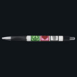 Peace Love Forensics<br><div class="desc">Cute custom forensic pens to hand out to your potential clients during a meeting that feature a peace sign, heart, and a fingerprint. These also are good Christmas gifts for a forensic scientist to promote their business by adding their website and name. Customise these PEACE LOVE FORENSICS pens.</div>