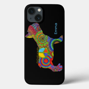 "Peace Love & Frenchies" Pop Art iPhone Case