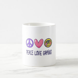 Peace Love Gaming Coffee Mug
