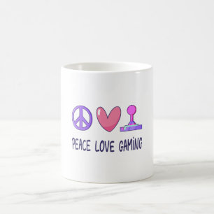 Peace Love Gaming Coffee Mug
