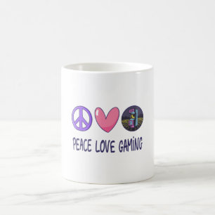 Peace Love Gaming Coffee Mug