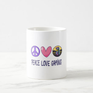 Peace Love Gaming Coffee Mug