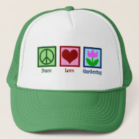 Peace Love Gardening Cute Gardener Tulip Flower