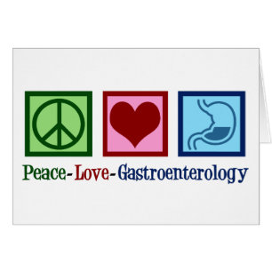 Peace Love Gastroenterology Office Holiday Card