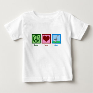 Peace Love Geese Baby T-Shirt