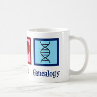 Peace Love Genealogy Cute Genealogist