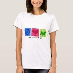 Peace Love Glen of Imaal Terrier T-Shirt