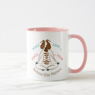 PEACE LOVE GOATS YOGA   GetYerGoat™ Mug