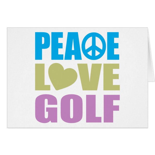 Peace Love Golf (Front Horizontal)