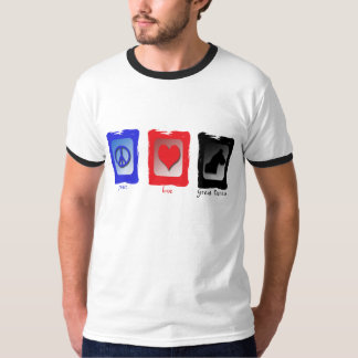 Peace Love Great Danes T-Shirt