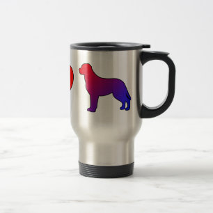 Peace Love Greater Swiss Mountain Dogs Travel Mug