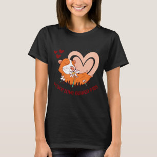 Peace Love Guinea Pigs Funny Saying For Guinea Pig T-Shirt