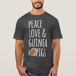 Peace Love & Guinea Pigs Premium  T-Shirt