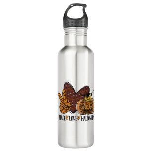 Peace love Halloween 710 Ml Water Bottle