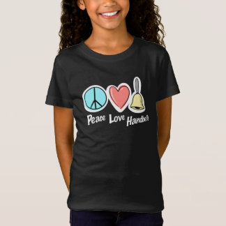 Peace Love Handbells Design For Ringers T-Shirt