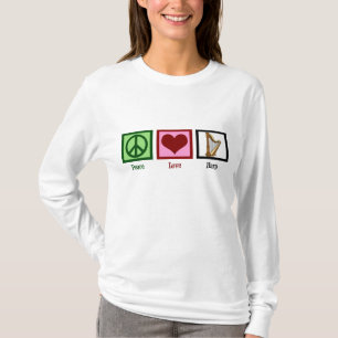 Peace Love Harp T-Shirt