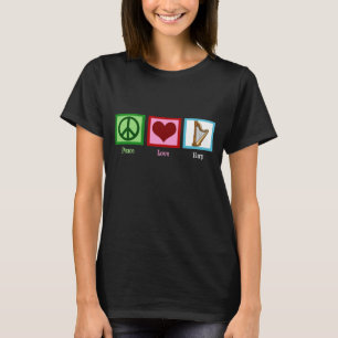 Peace Love Harp T-Shirt