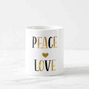 Peace Love Heart Coffee Mug