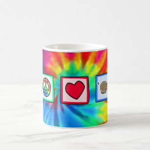 Peace, Love, Hippos Coffee Mug