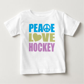 Peace Love Hockey Baby T-Shirt