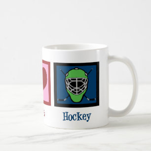 Peace Love Hockey Coffee Mug