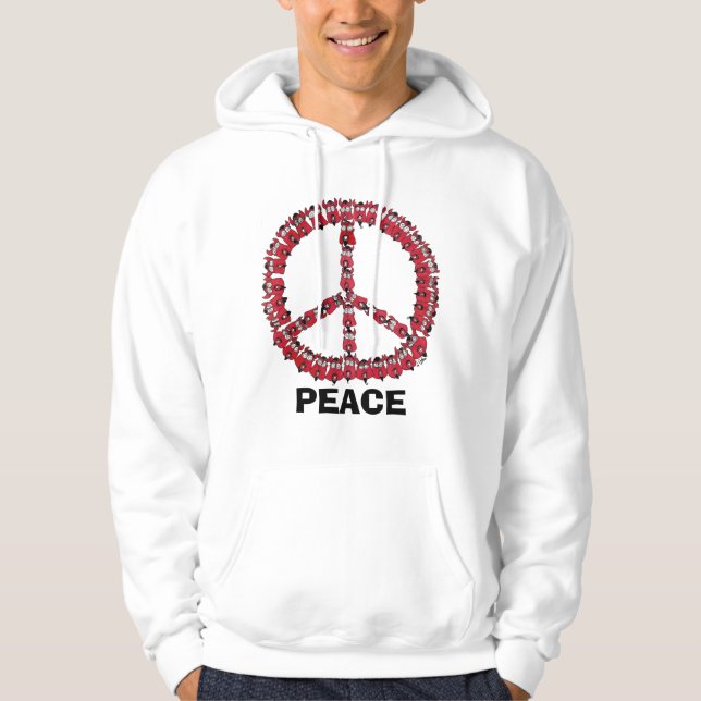 PEACE & LOVE hoodie (Front)