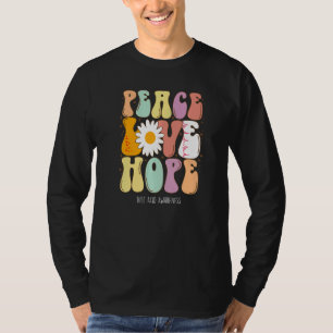 Peace Love Hope Bile Acid Awareness T-Shirt