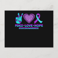 Peace Love Hope Happy Suicide Prevention Awareness