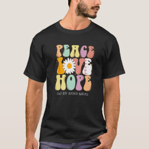 Peace Love Hope Lewy Body Dementia LBD Awareness G T-Shirt