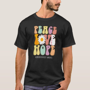 Peace Love Hope Neurofibromatosis Awareness T-Shirt