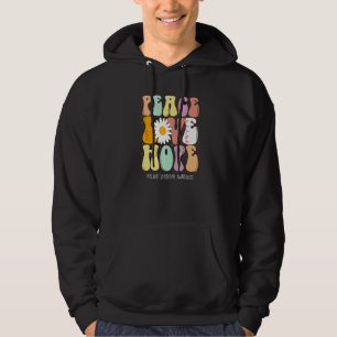 Peace Love Hope Poland Syndrome Awareness Hoodie