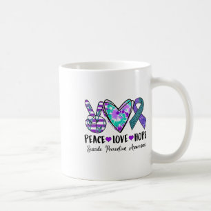 Peace Love Hope Suicide Prevention Awareness Coffee Mug