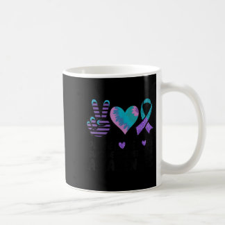 Peace Love Hope Suicide Prevention Tie Dye Awarene Coffee Mug