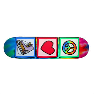 Peace, Love, Ice Skate Skateboard