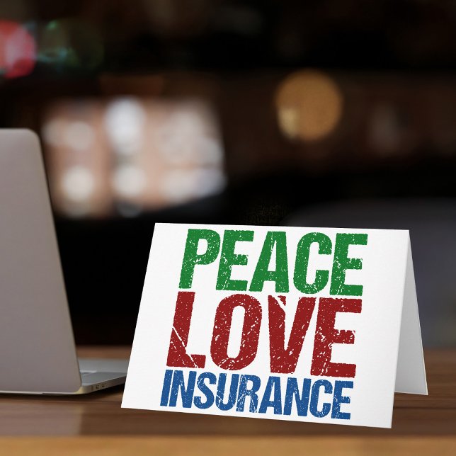 Peace Love Insurance Holiday Card (Creator Uploaded)
