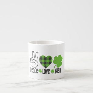 Peace Love Irish-60682 Espresso Cup