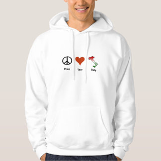 Peace, Love, Italy Hoodie