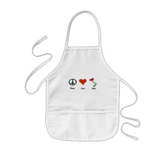 Peace, Love, Italy Kids Apron