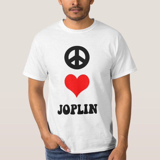 peace love Joplin T-Shirt (Front)