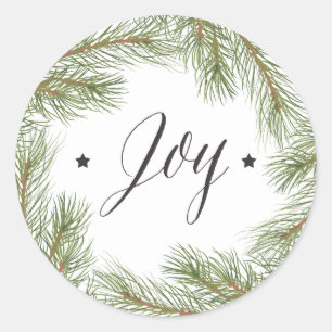 Peace Love Joy Christmas Sticker