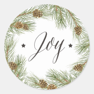 Peace Love Joy Christmas Sticker