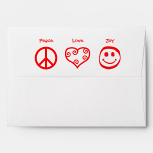 Peace, Love, Joy - Envelope