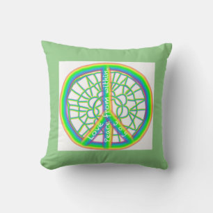 Peace, Love, Joy From Within Cushion