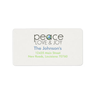 Peace Love & Joy Label