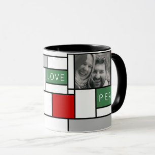 Peace, love, joy mug