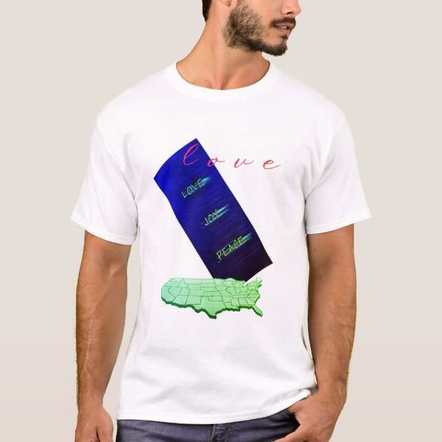 PEACE LOVE JOY T-Shirt (Front)