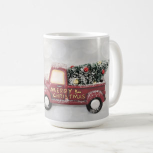Peace Love & Joy Toy Truck Merry Christmas Coffee Mug