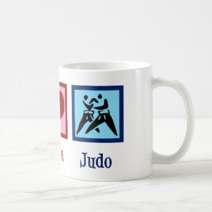 Peace Love Judo Coffee Mug