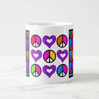 Peace & Love Jumbo Mug