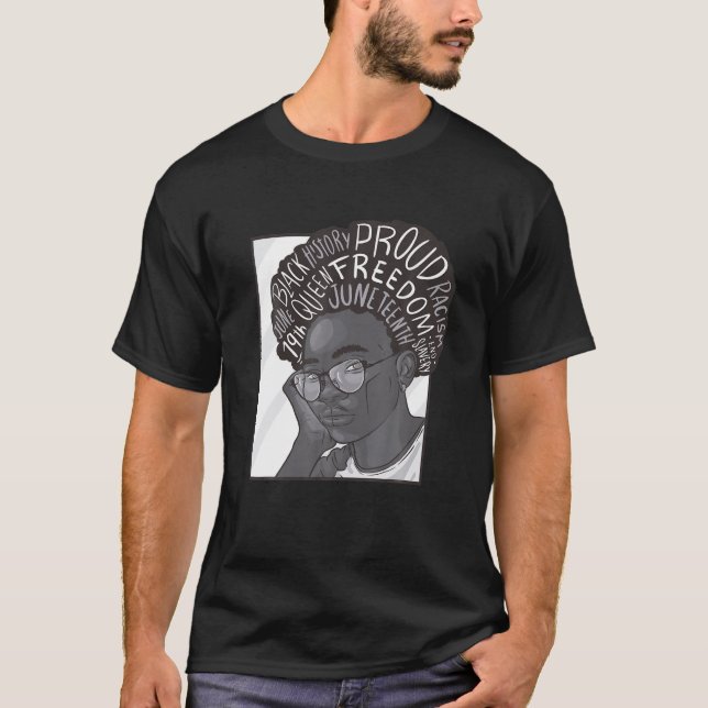 Peace Love Junenth BLM Freedom T-Shirt (Front)